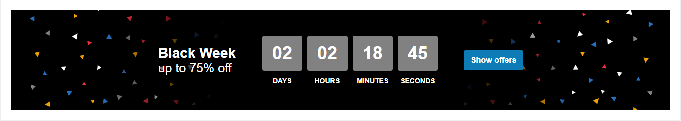 ThemeWare® "Countdown banner (compact)"