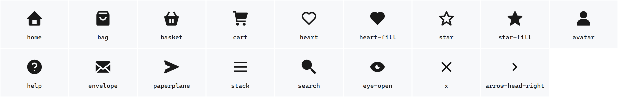 Boxicons v3 (variation) - Filled