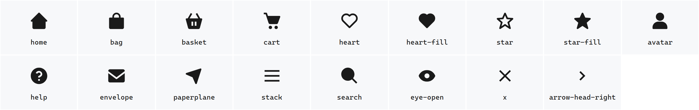 Boxicons v3 - Filled