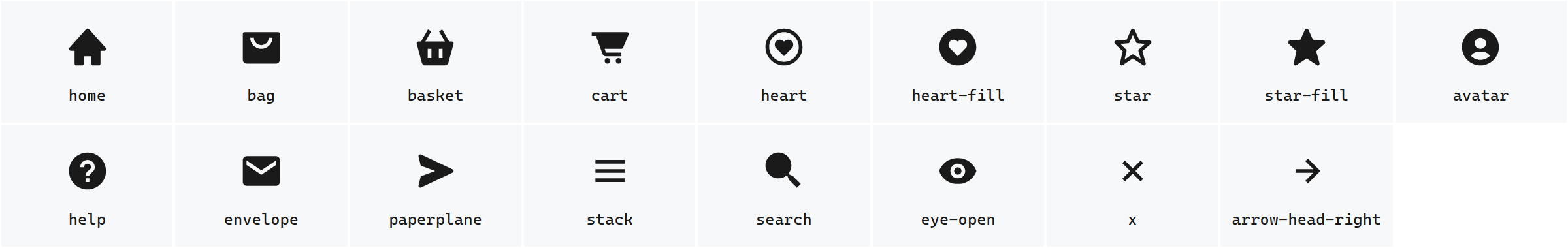 Boxicons v2 (variation) - Filled