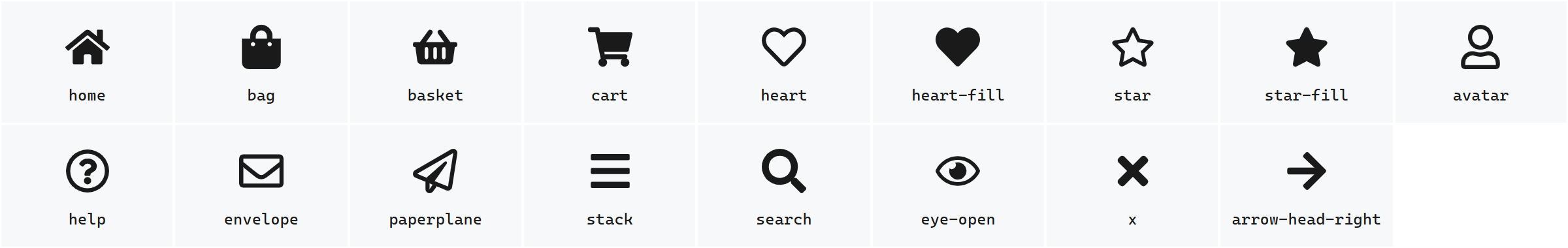 Font Awesome v5 (variation)