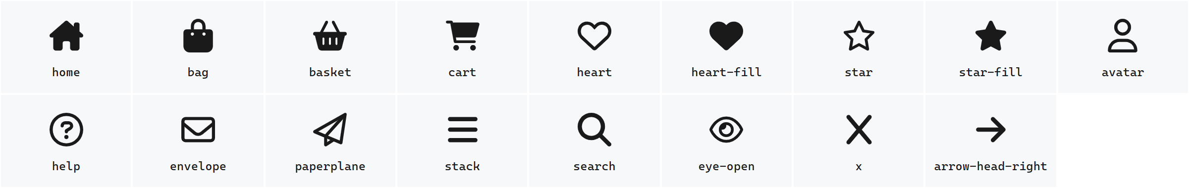 Font Awesome v6 (variation)