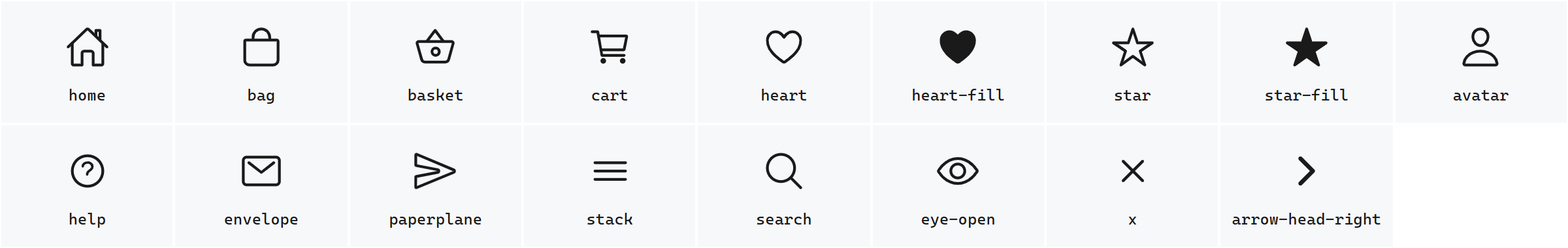 Ionicons - Line